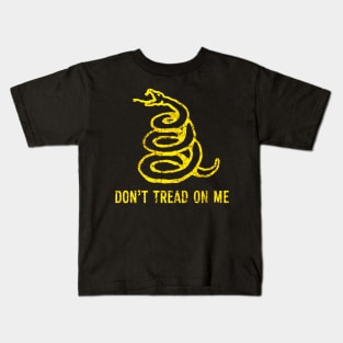 Don't Tread on Me Reto Vintage Kids T-Shirt